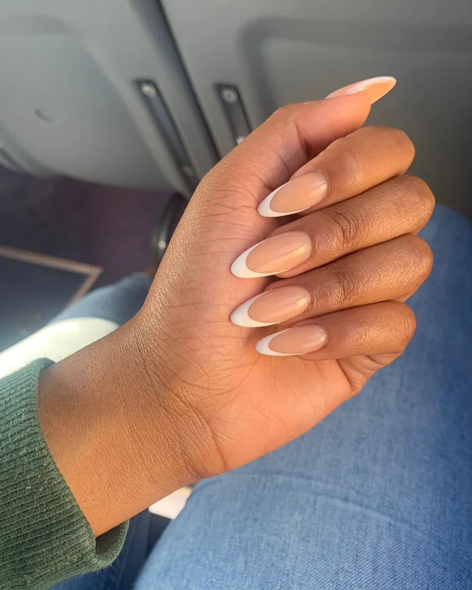 Almond, milky white French